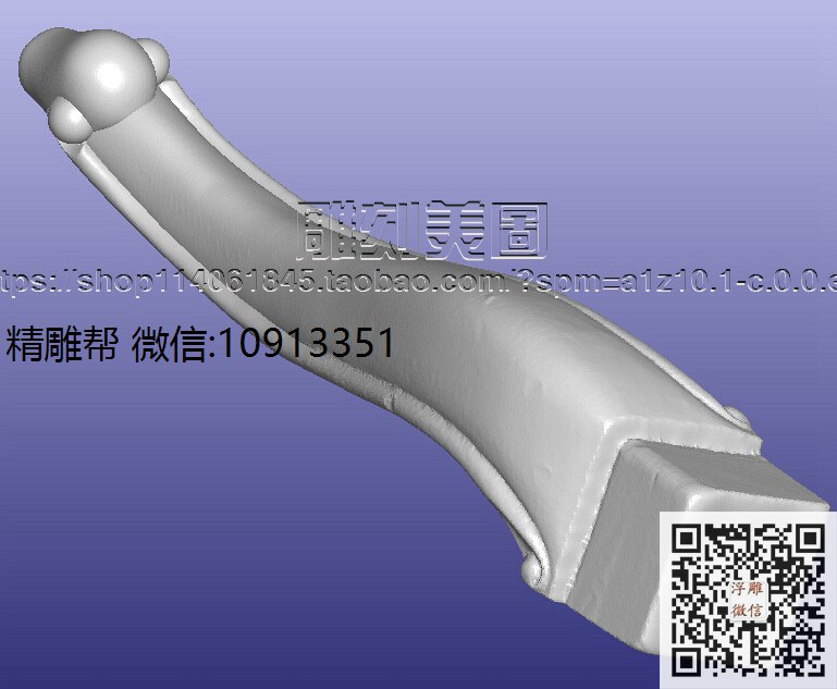 na120脚-xiu_圆雕图立体雕花桌腿3d打印洋花沙发腿圆柱木雕柱腿精雕图浮雕图