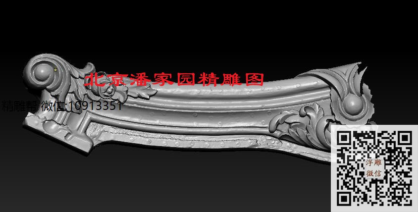 三维图21_圆雕图立体雕花桌腿3d打印洋花沙发腿圆柱木雕柱腿精雕图浮雕图