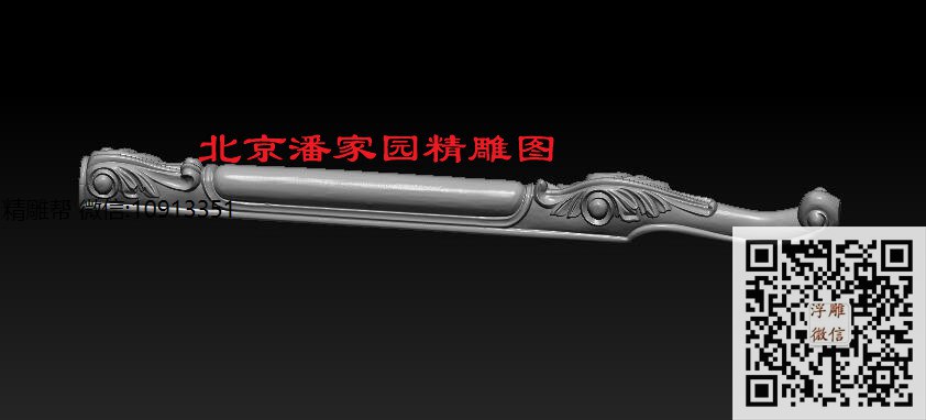 床头柜下脚22_圆雕图立体雕花桌腿3d打印洋花沙发腿圆柱木雕柱腿精雕图浮雕图