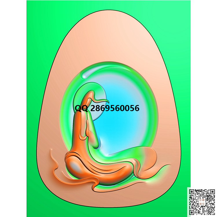 观音精雕图(ZGY-125)_观音挂件精雕图46牌玉雕观音牌子精雕图浮雕图