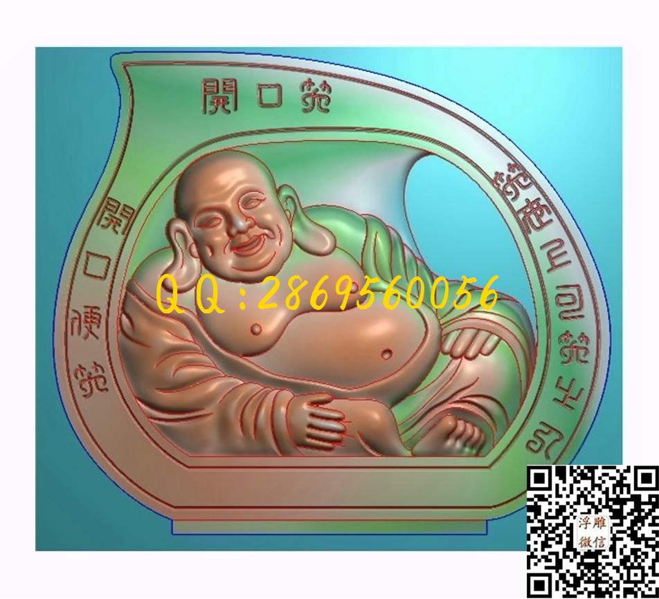 卧佛63-54-6_人物佛像童子小孩精雕图浮雕图