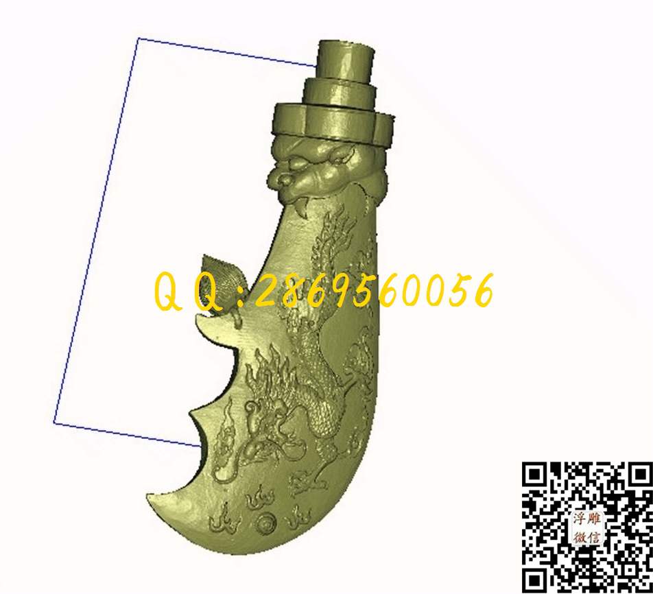 刀_STL立体模型圆雕图立体浮雕3d电脑雕刻打印四轴多轴雕刻精雕图浮雕图