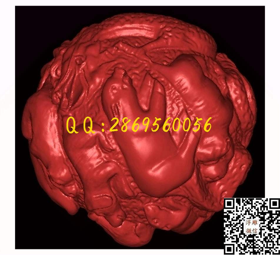 十二生肖珠子_STL立体模型圆雕图立体浮雕3d电脑雕刻打印四轴多轴雕刻精雕图浮雕图
