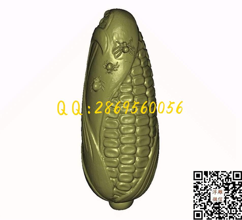玉米蜘蛛_STL立体模型圆雕图立体浮雕3d电脑雕刻打印四轴多轴雕刻精雕图浮雕图