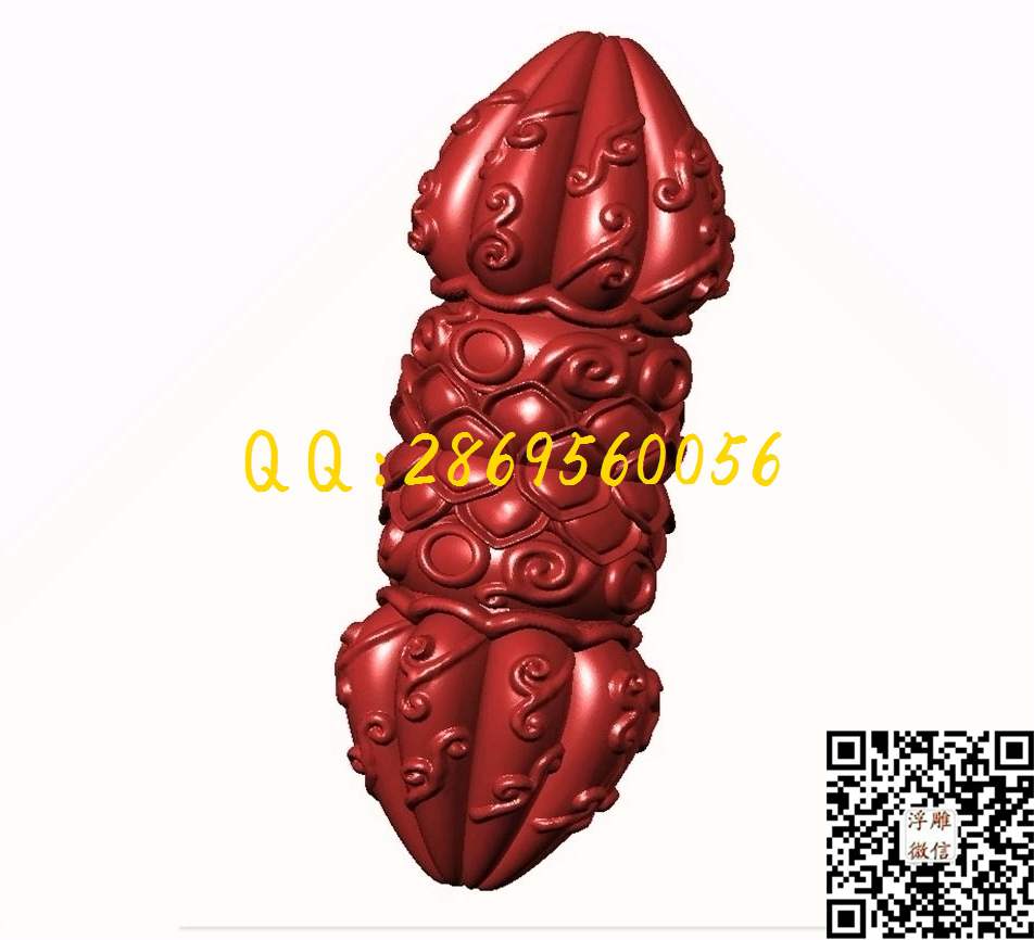莲花中勒子_STL立体模型圆雕图立体浮雕3d电脑雕刻打印四轴多轴雕刻精雕图浮雕图