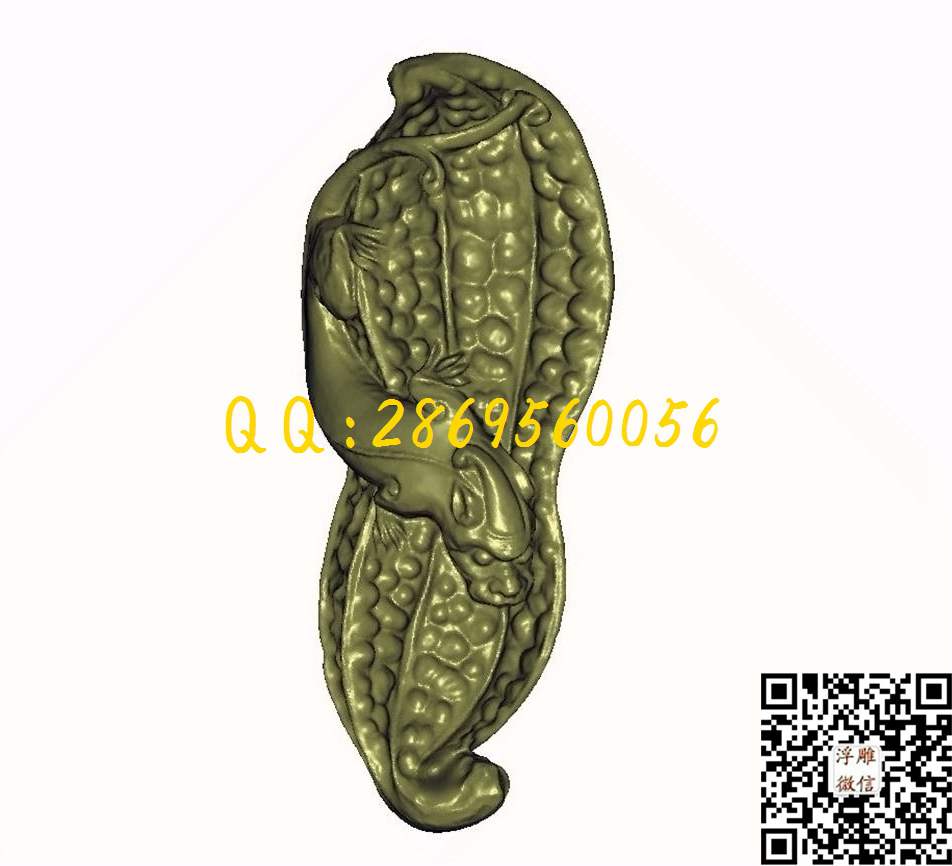 象牙貔貅花生_STL立体模型圆雕图立体浮雕3d电脑雕刻打印四轴多轴雕刻精雕图浮雕图
