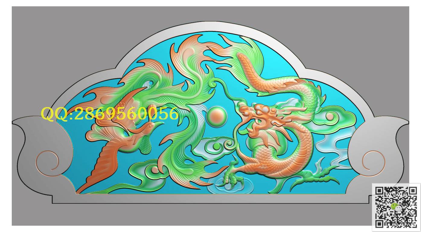 mbt-011龙凤呈祥碑头墓碑_仿古石雕墓碑图龙凤佛像墓碑帽头精雕图浮雕