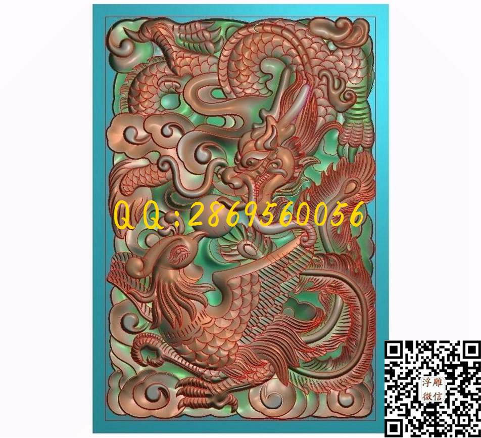 牙雕龙凤44-64-6_玉雕花件牌子图木雕牙雕挂件46牌精雕图浮雕图