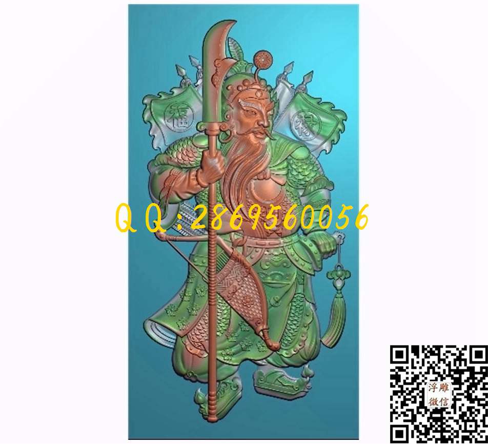 门神02_玉雕花件牌子图木雕牙雕挂件46牌精雕图浮雕图