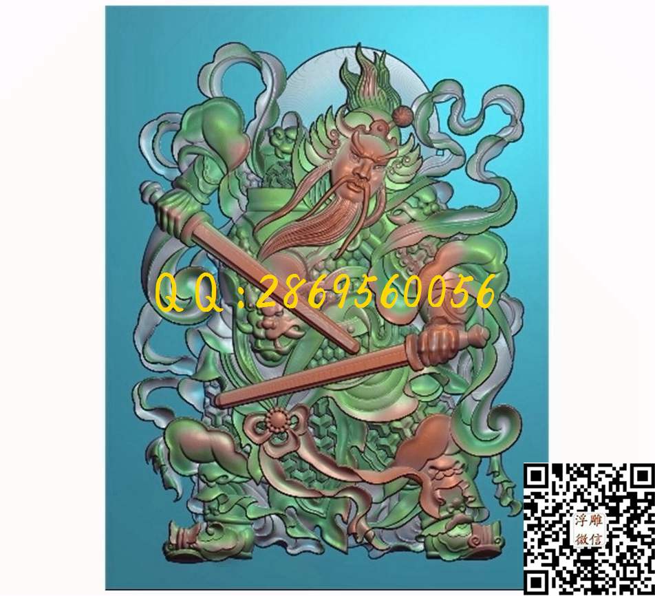门神03_玉雕花件牌子图木雕牙雕挂件46牌精雕图浮雕图