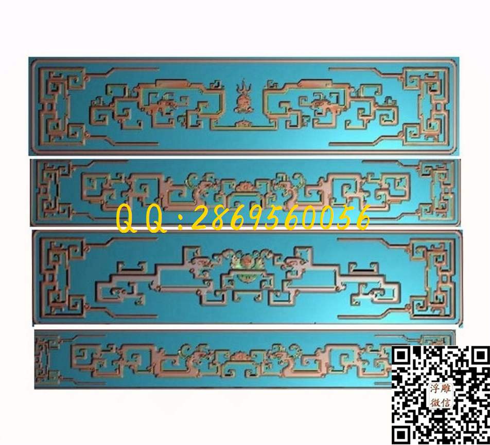 拐子龙写字台_龙凤呈祥仿古龙凤门板背板精雕图浮雕图